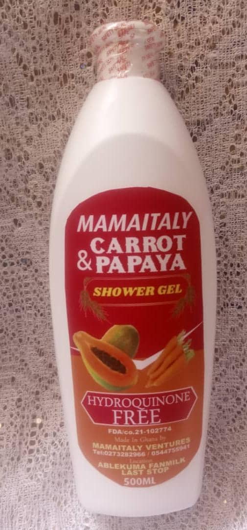 Mamaitaly Carrot and Papaya Shower Gel