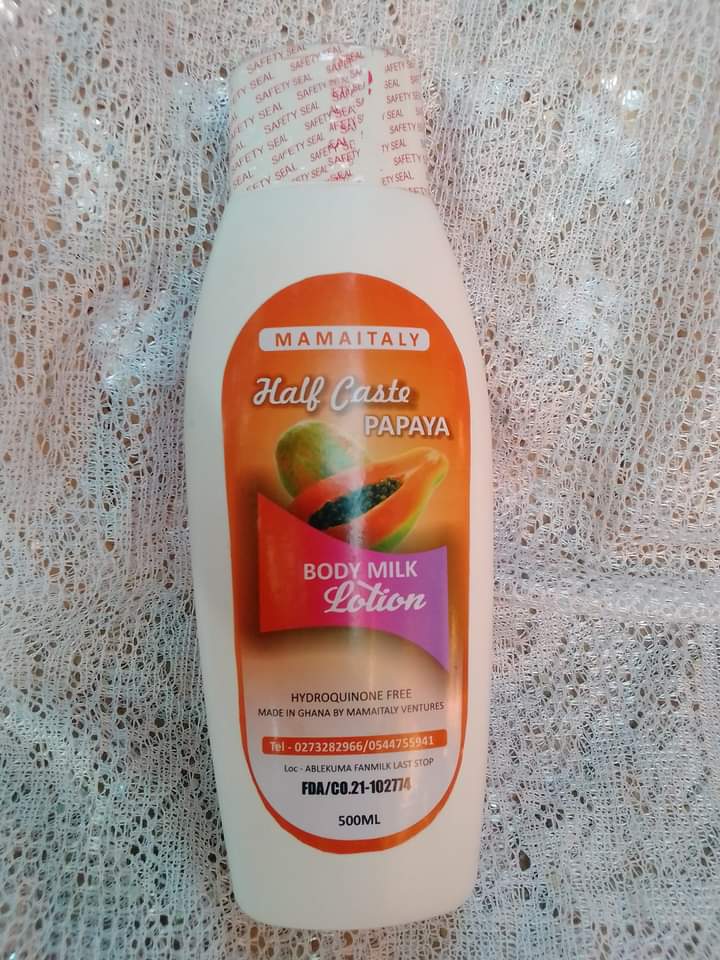 Mamaitaly Papaya Body Milk Lotion (Half Caste)