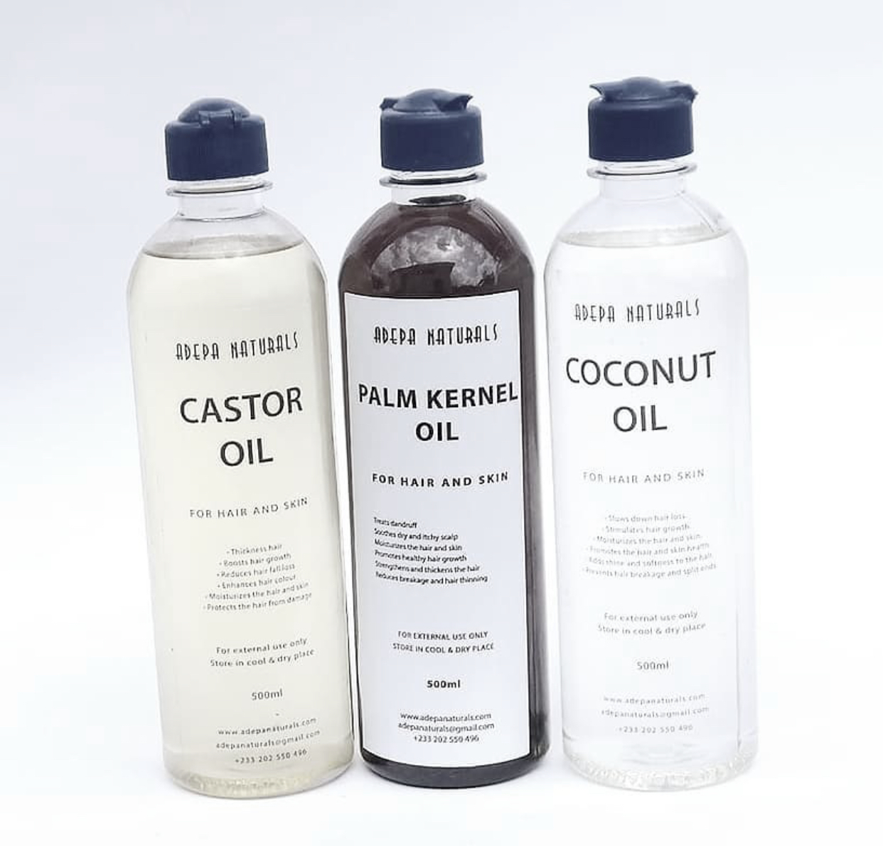 Adepa Castor Oil, 500ml.