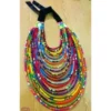 African Print Necklace