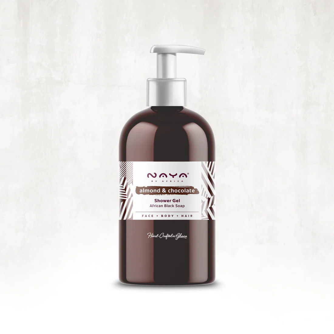 Naya By Africa Almond & Chocolate Black Soap Shower Gel (9.8oz)