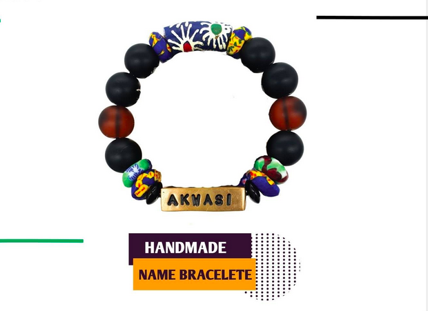 MV Mens Leather Personalized Bracelet - Image 3