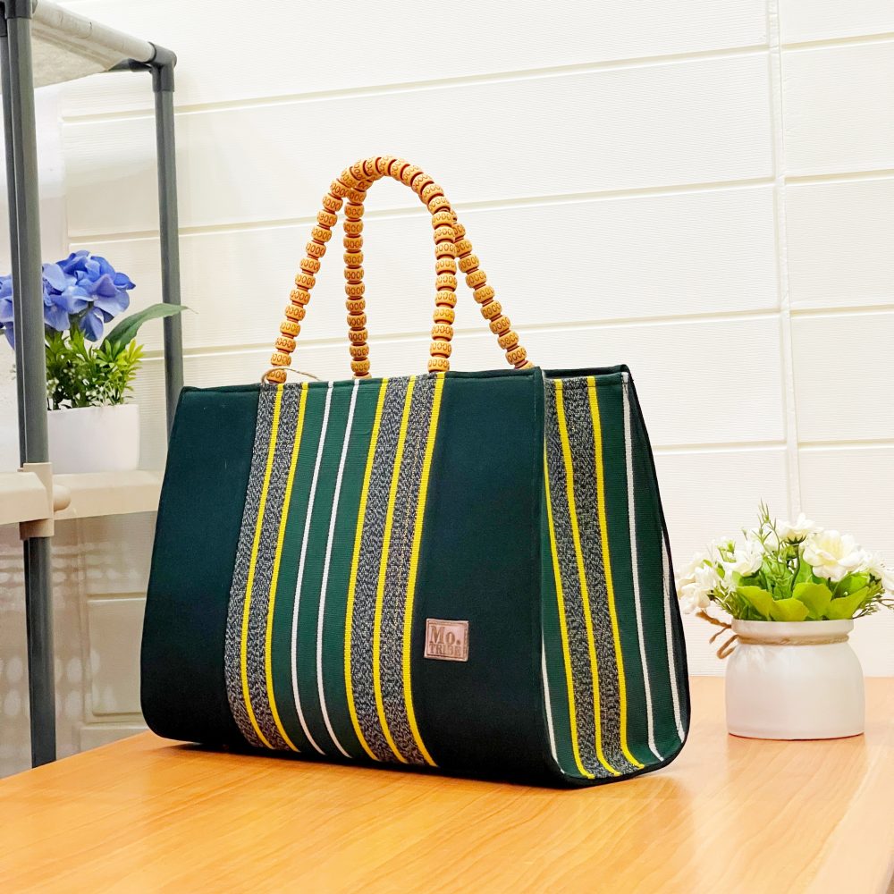 Nasika Beaded Handle Handbag