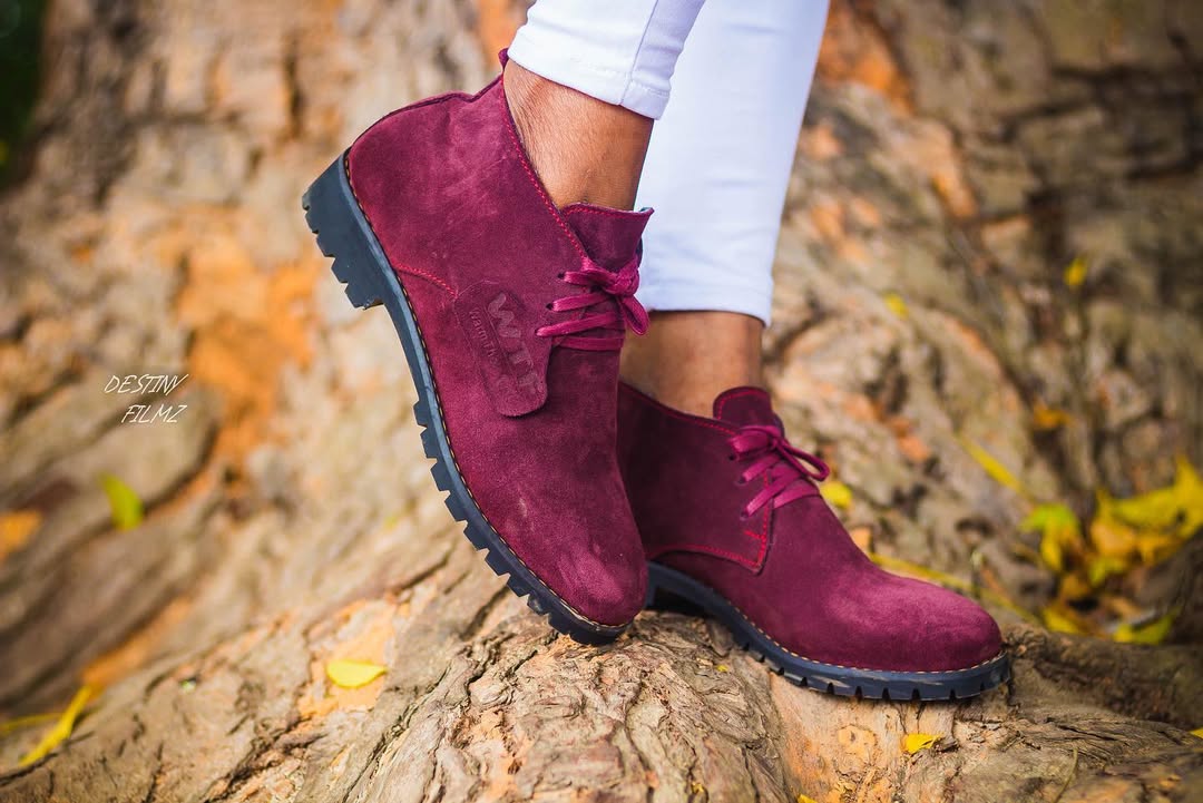 WTF Magenta Suede Boot