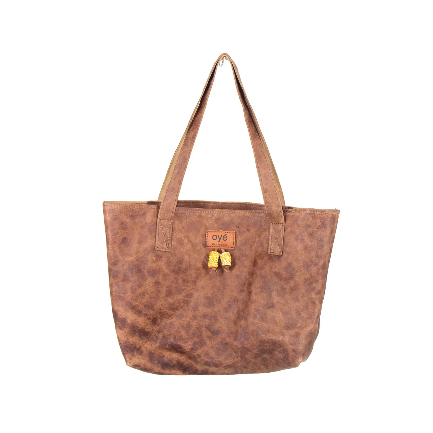 Oye Cocoa Rashida Leather Tote