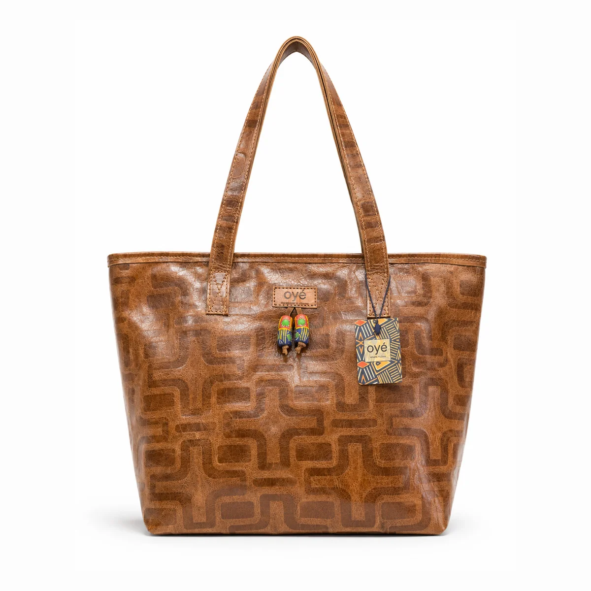 Oye Large Brown Leather Tote