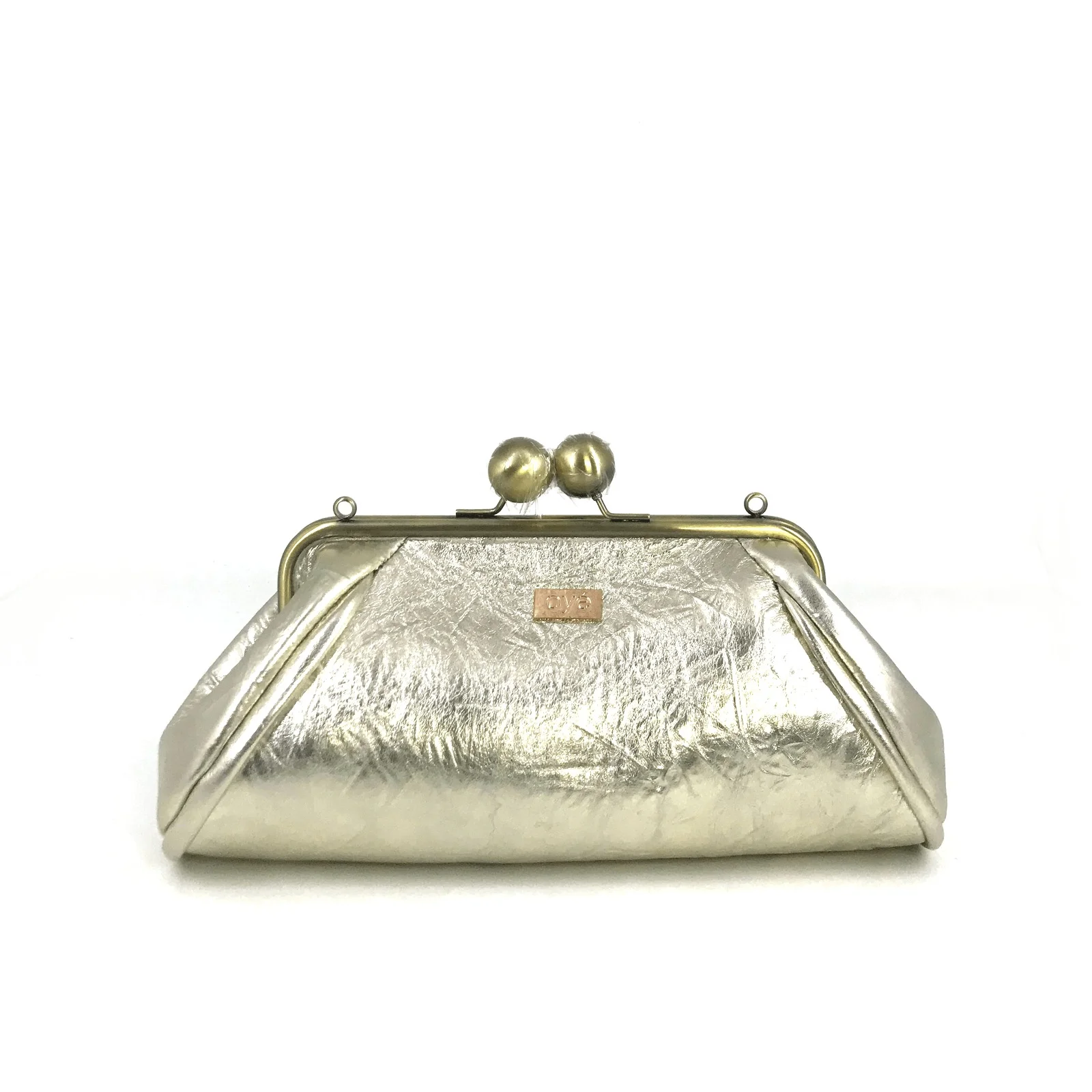 Oye Pale Gold Ablema Kente Clutch