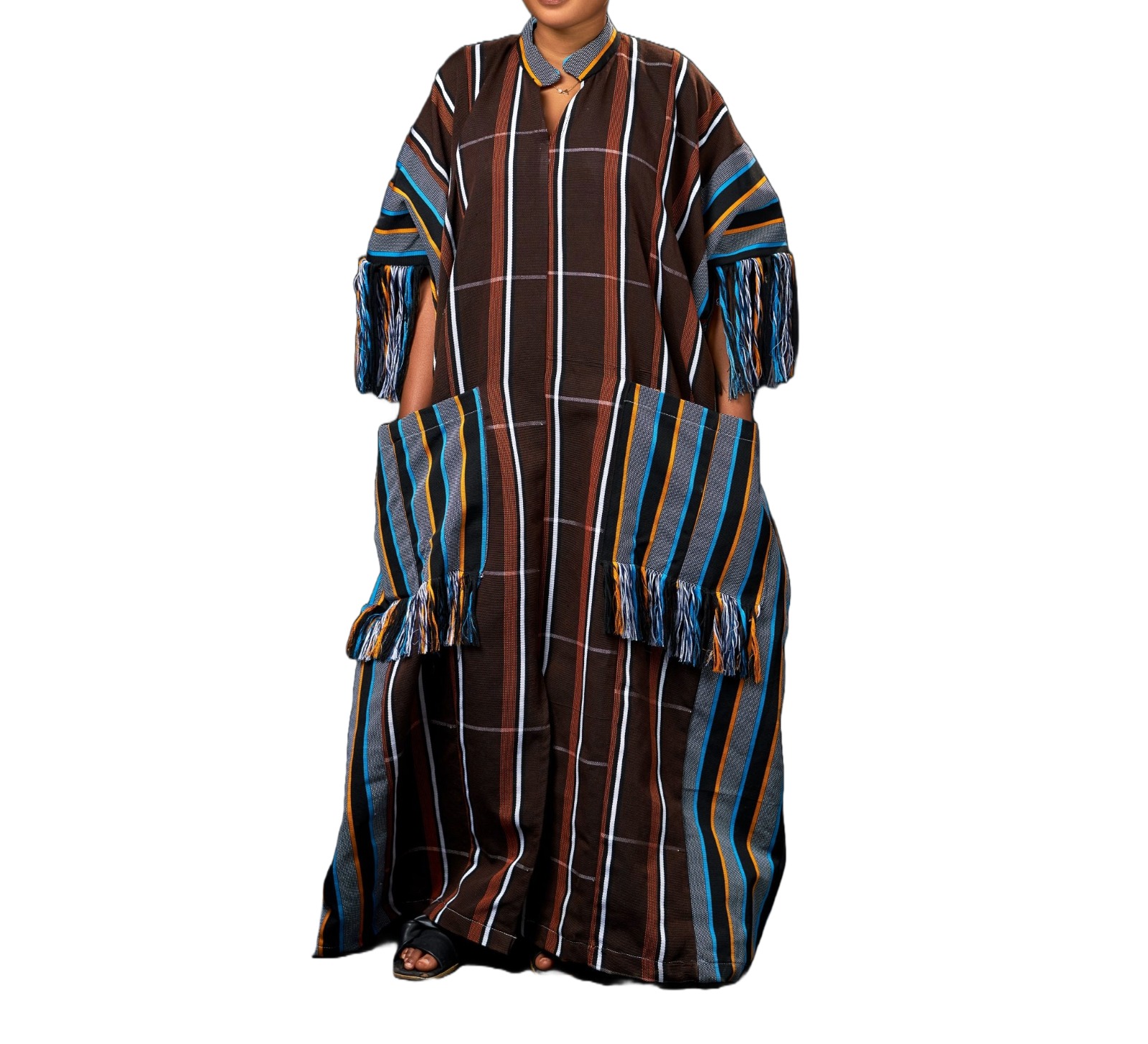 Fringe Maxi Fugu Dress