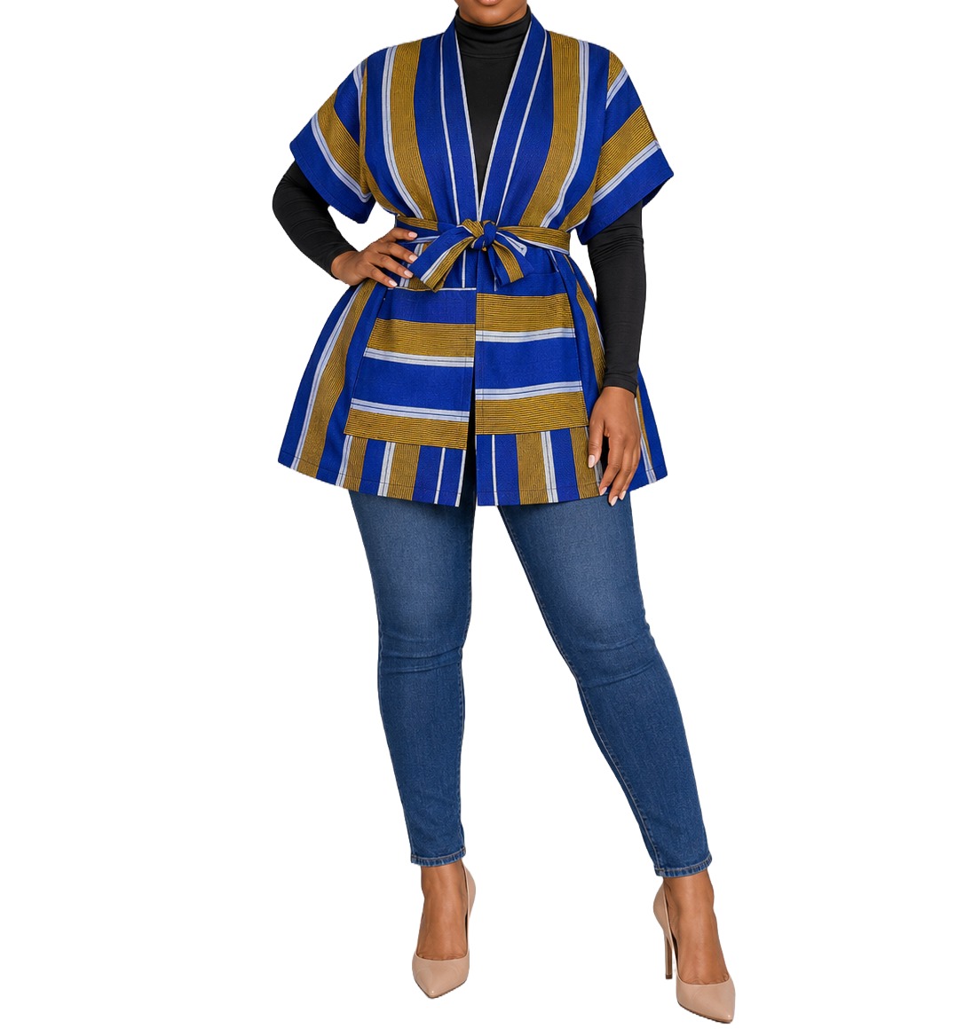 Nock Afriq Fugu Wrap,Cover Up Jacket
