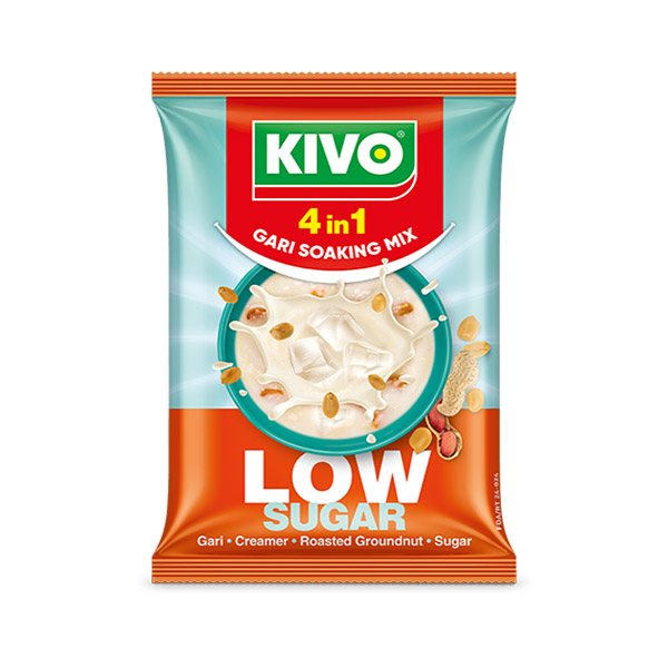 Kivo 4-in-1 Gari Mix Low Sugar 125g (Strip of 10)