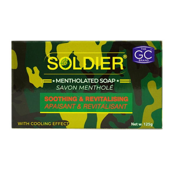 Ghandour Soldier (Mentholated) Bar Soap 125g