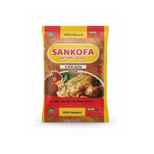 Sankofa Chicken Seasoning 5g (Strip of 12)