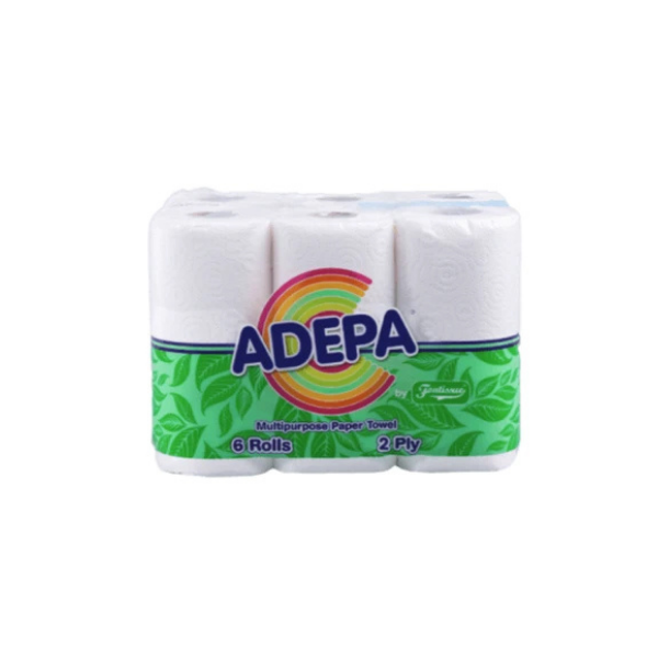 Adepa Medium Multipurpose Towel 6 Rolls