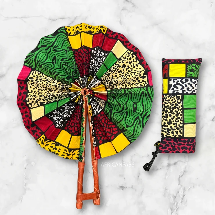 AF-African Hand fan -Multicolor Simisola