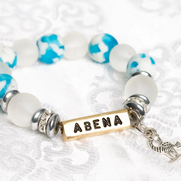 AK Abena Powdered Glass Bracelet