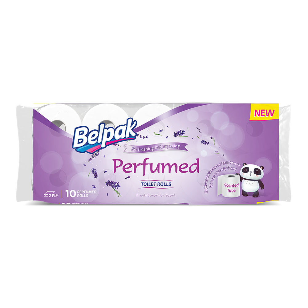 Belpak Perfumed Lavender Toilet Rolls