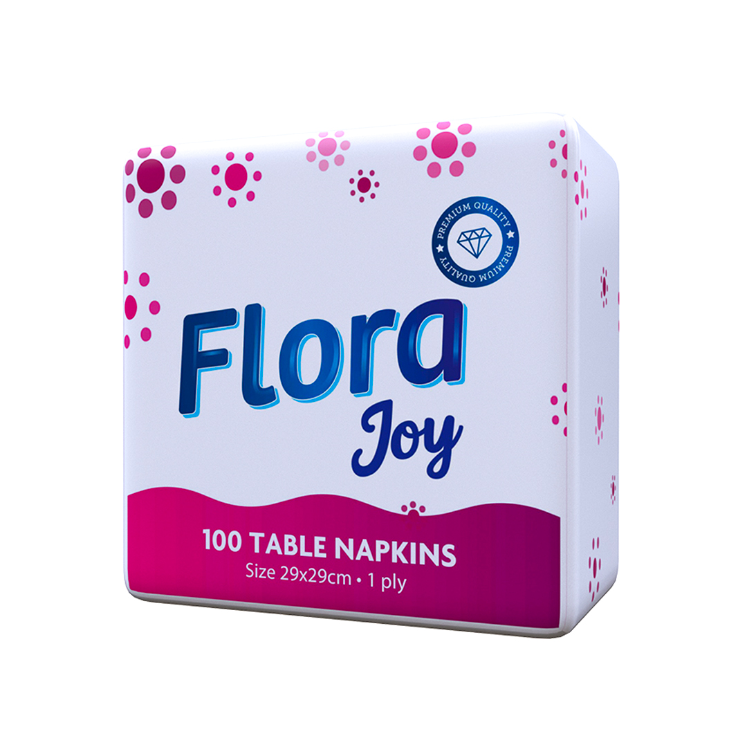 Flora Joy Table Napkin 1PLY - 29cm (15 Pack)