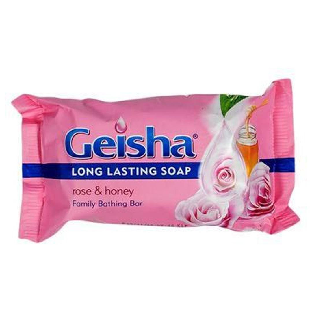 Geisha Long Lasting Soap Rose & Honey - 225g (6 Pack)